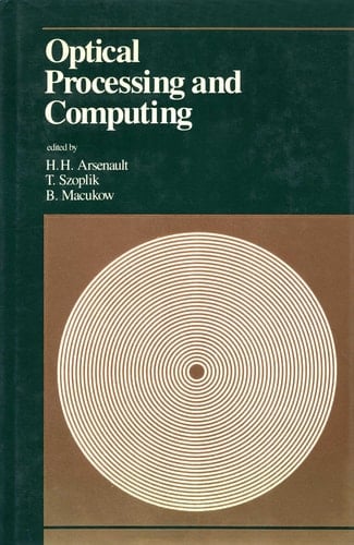 Optical Processing and Computing