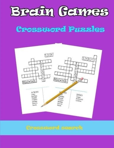 CrossWord Puzzles Brain Games(r) Offers 300 Word Crossword Puzzles in a Large Format. Both Puzzle and Puzzle Grid