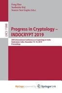 Progress in Cryptology -- INDOCRYPT 2019 20th International Conference on Cryptology in India, Hyderabad, India, December 15-18, 2019, Proceedings