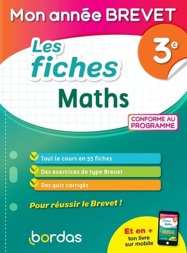 Les fiches Maths 3e