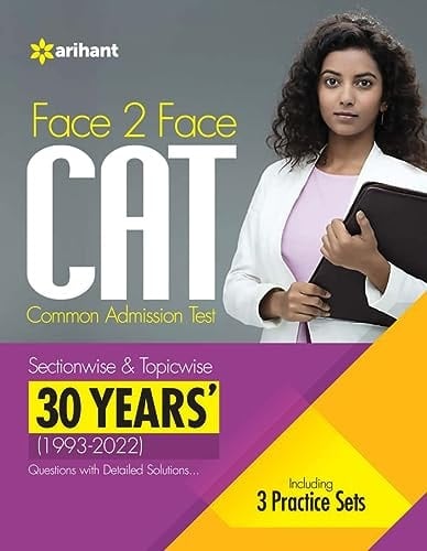 Face To Face CAT 30 Years (1993-2022) Sectionwise & Topicwise Solved Paper 2023