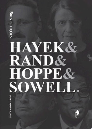 Box Coleção Breves Lições Hayek, Rand, Hoppe e Sowell