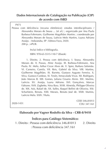 Pessoa com deficiência Estudos interdisciplinares