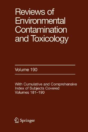 Reviews of Environmental Contamination and Toxicology 190
