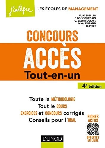 Concours Acces - 4e Ed. - Tout-En-Un