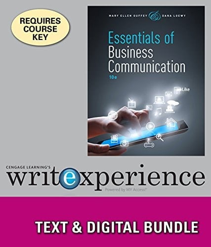 Bundle: Essentials of Business Communication, 10th + Premium Website, 1 term (6 months) Printed Access Card + Cengage Learning Write Experience 2.0 ... 1 term (6 months) Printed Access Card