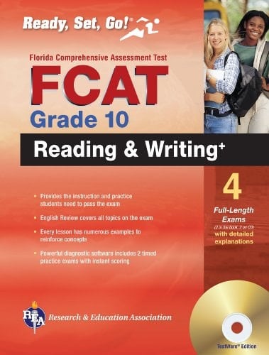 FCAT Reading and Writing, Grade 10 w/ CD-ROM (REA) (Florida FCAT & End-of-Course Test Prep)