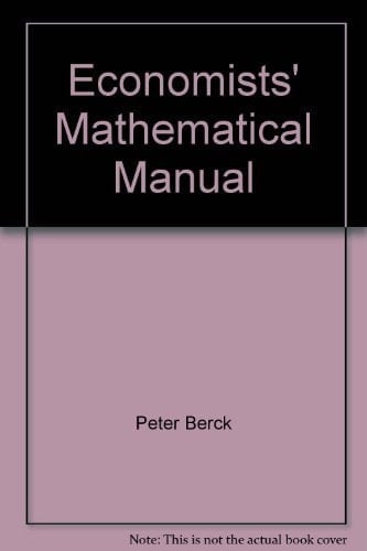 Economists' Mathematical Manual