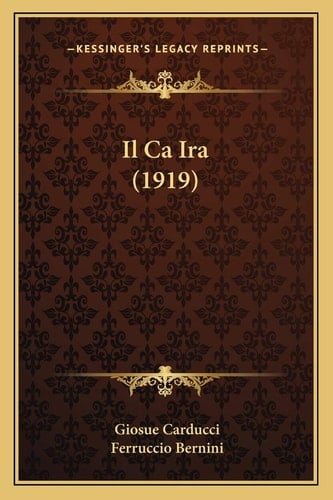 Il Ca Ira (1919) (Italian Edition)