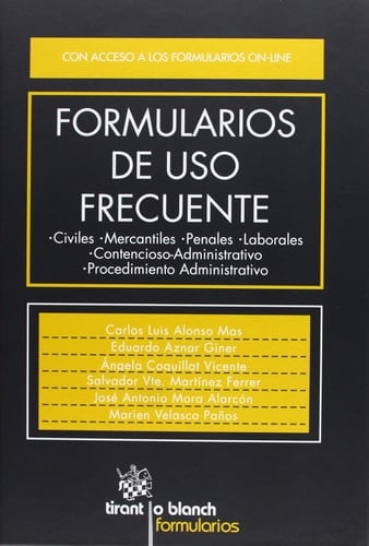 Formularios de uso frecuente