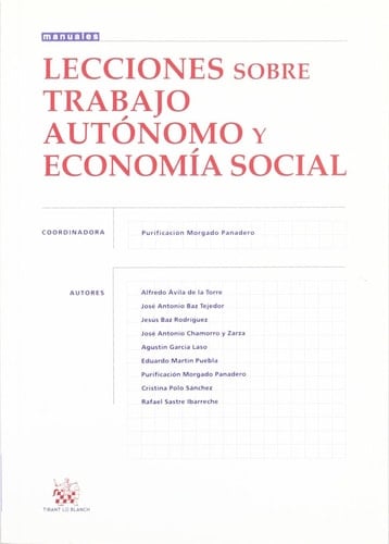 Lecciones sobre trabajo autónomo y economía social