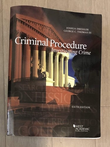 Criminal Procedure Investigating Crime