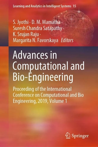 Advances in Computational and Bio-Engineering Proceeding of the International Conference on Computational and Bio Engineering, 2019, Volume 1