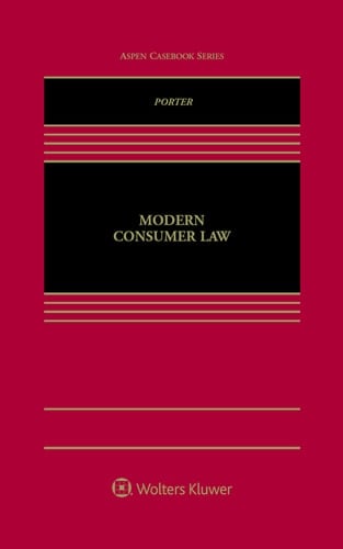 Modern Consumer Law (Aspen Casebook Series)