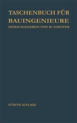 Taschenbuch für Bauingenieure (German Edition)