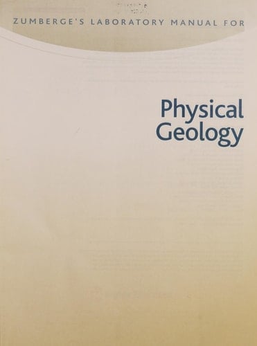 Laboratory Manual for Physical Geology