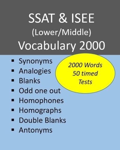 SSAT & ISEE (Lower/Middle) Vocabulary 2000