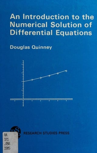 An Introduction to the Numerical Solution of Differential Equations (Wiley Medical Publication)