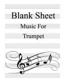 Blank Sheet Music for Trumpet White Cover, Clefs Notebook, (8. 5 X 11 in / 21. 6 X 27. 9 CM) 100 Pages,100 Full Staved Sheet, Music Sketchbook, Music Notation - Gifts Standard for Students / Professionals