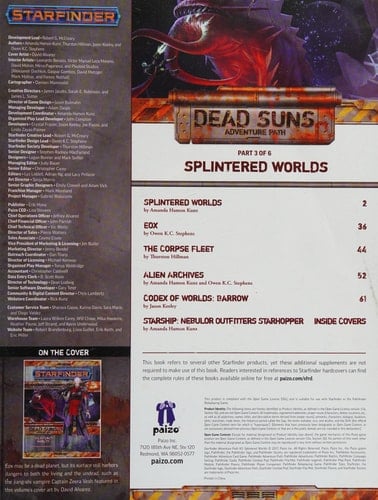 Splintered Dead Suns Adventure Path - Splintered Worlds