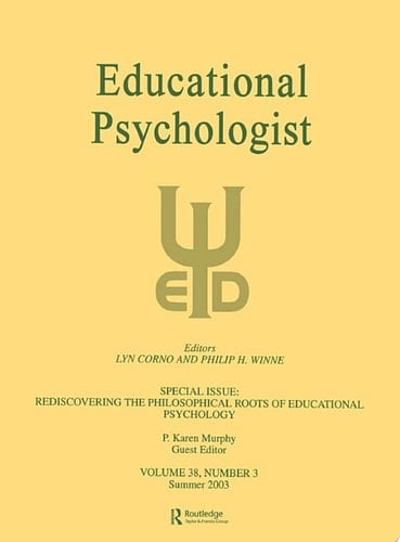 Rediscovering the Philosophical Roots of Educational Psychology