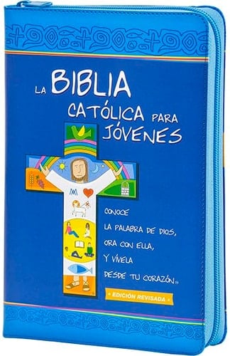La Biblia Católica para Jóvenes: edición dos tintas / símil piel con cremallera