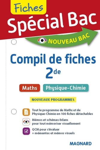 Maths, physique-chimie 2de Compil de fiches