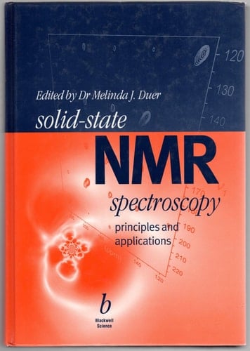 Solid State NMR Spectroscopy Principles and Applications