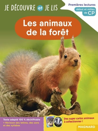 Les animaux de la forêt Premières lectures, début et milieu de CP