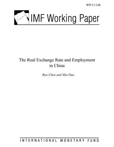 The Real Exchange Rate and Employment in China
