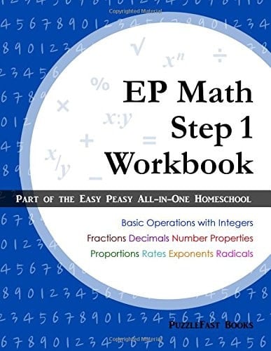 EP Math Step 1 Workbook Part of the Easy Peasy All-In-One Homeschool