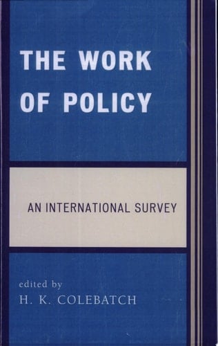 The Work of Policy An International Survey