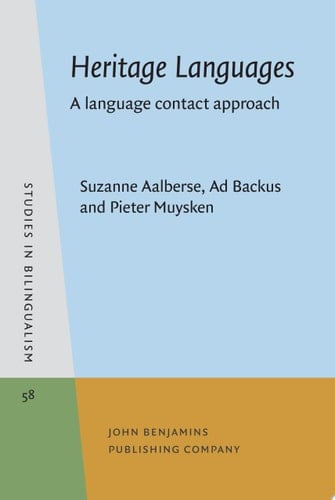 Heritage Languages A language contact approach