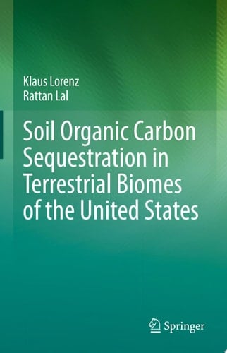 Soil Organic Carbon Sequestration in Terrestrial Biomes of the United States