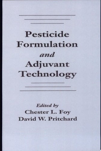 Pesticide Formulation and Adjuvant Technology