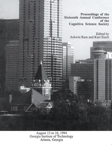 Proceedings of the Sixteenth Annual Conference of the Cognitive Science Society Atlanta, Georgia, 1994