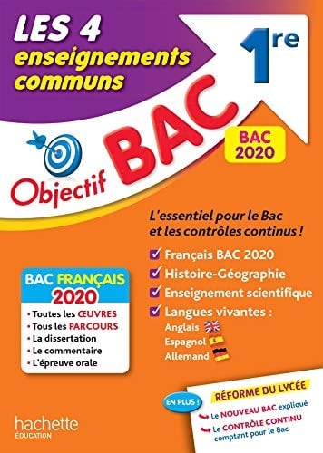Les 4 enseignements communs 1re