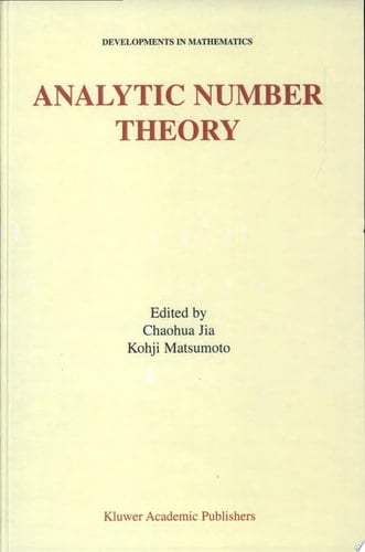 Analytic Number Theory