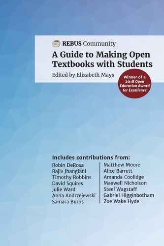 A Guide to Making Open Textbooks with Students
