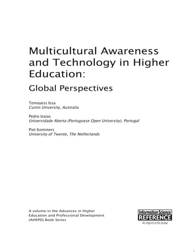 Multicultural Awareness and Technology in Higher Education