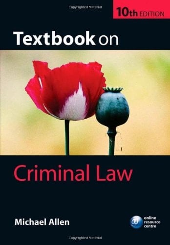 Textbook on Criminal Law