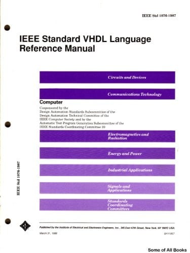 IEEE Standards Interpretations IEEE Std 1076-1987, IEEE Standard VHDL Language Reference Manual