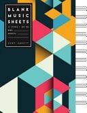 Blank Music Sheets Geometric Design - Song Writing Journals for Music Lovers (Large Journal 8.5x11)