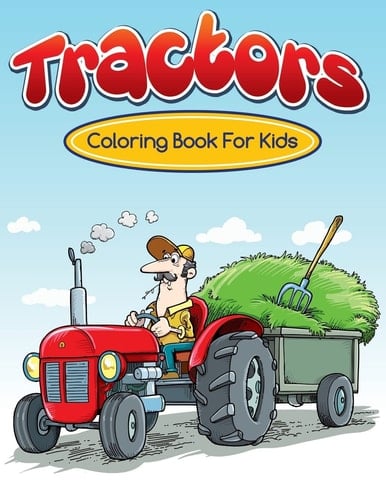 Tractors Coloring Books For Kids