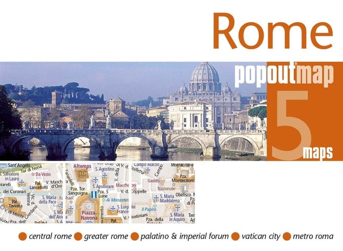 Compass Maps Popout Map Rome