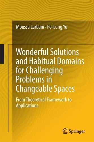 Wonderful Solutions and Habitual Domains for Challenging Problems in Changeable Spaces From Theoretical Framework to Applications