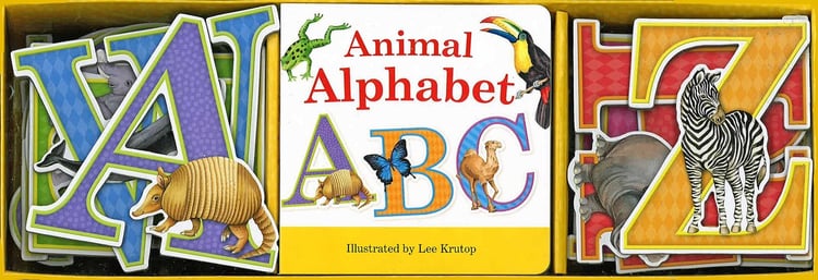 Animal Alphabet Book & Learning Play Set