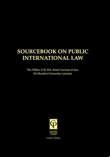 Sourcebook on Public International Law