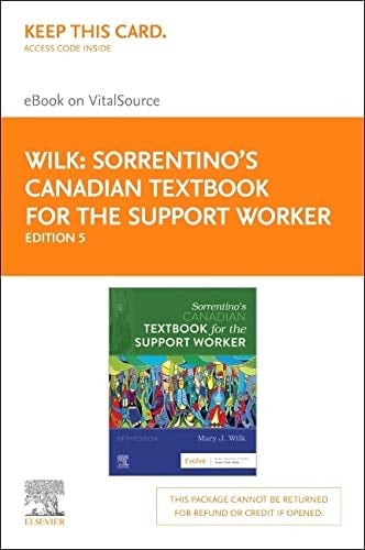 Sorrentino's Canadian Textbook for the Support Worker Elsevier eBook on VitalSource (Retail Access Card)