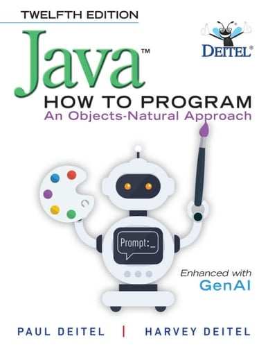 Java How to Program: An Objects-Natural Approach (Pearson+)